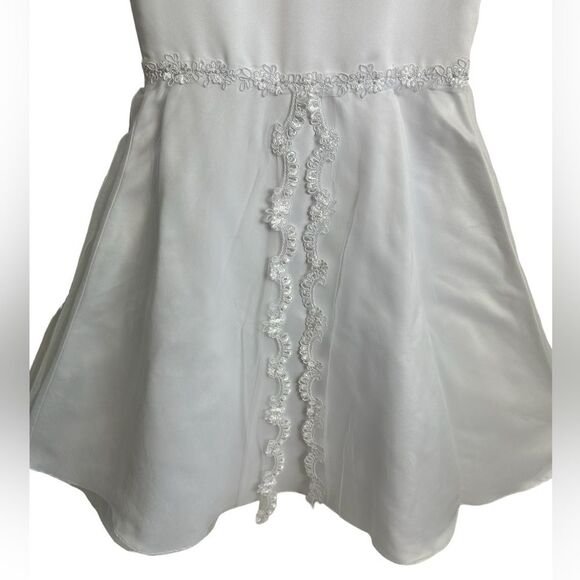 LAVENDER‎ by US ANGELS, Lace Embroidered Communion Dress, Size 10 - Picture 6 of 13